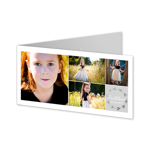 Folded Card Panoramic Landscape 19,6 x 9,3 cm Folded Card Panoramic Landscape 19,6 x 9,3 cm