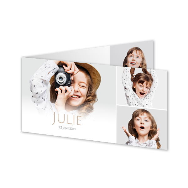 Folded Card Panoramic Landscape 19,6 x 9,3 cm