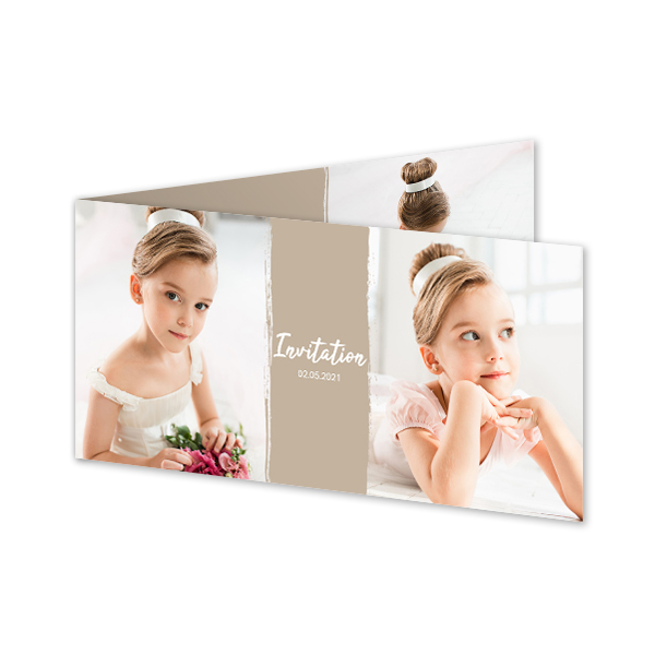 Folded Card Panoramic Landscape 19,6 x 9,3 cm Folded Card Panoramic Landscape 19,6 x 9,3 cm