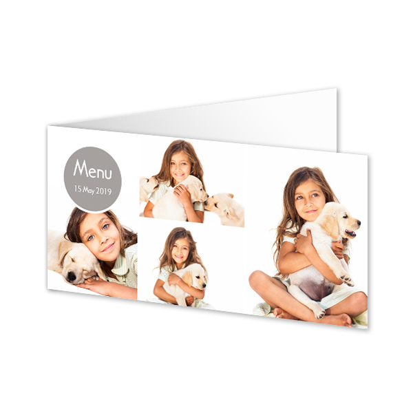 Folded Card Panoramic Landscape 19,6 x 9,3 cm