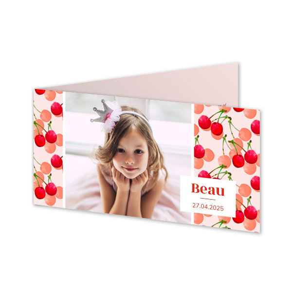 Folded Card Panoramic Landscape 19,6 x 9,3 cm Folded Card Panoramic Landscape 19,6 x 9,3 cm