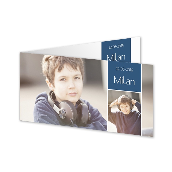 Folded Card Panoramic Landscape 19,6 x 9,3 cm