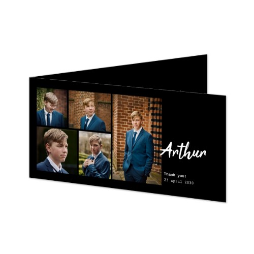 Folded Card Panoramic Landscape 19,6 x 9,3 cm Folded Card Panoramic Landscape 19,6 x 9,3 cm