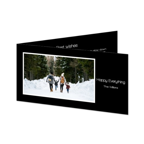 Faire-part 2 volets Pano paysage 19,6 x 9,3 cm