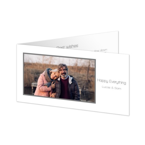 Folded Card Panoramic Landscape 19,6 x 9,3 cm Folded Card Panoramic Landscape 19,6 x 9,3 cm