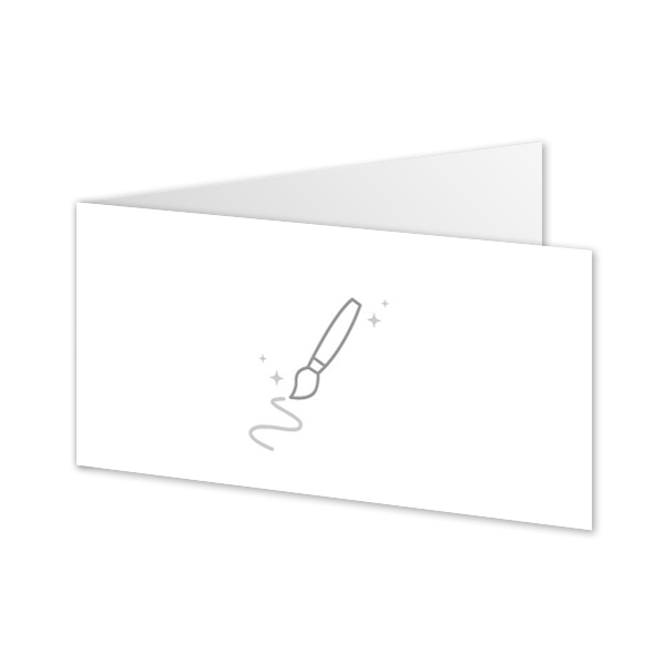 Folded Card Panoramic Landscape 19,6 x 9,3 cm