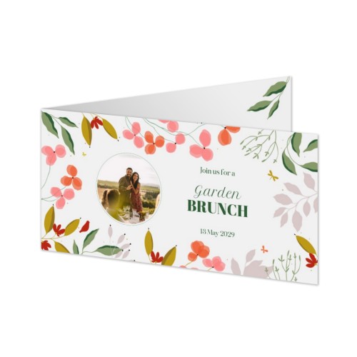 Folded Card Panoramic Landscape 19,6 x 9,3 cm