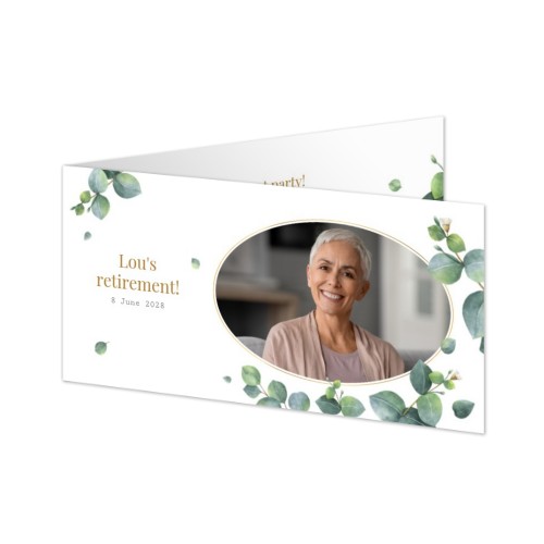 Folded Card Panoramic Landscape 19,6 x 9,3 cm