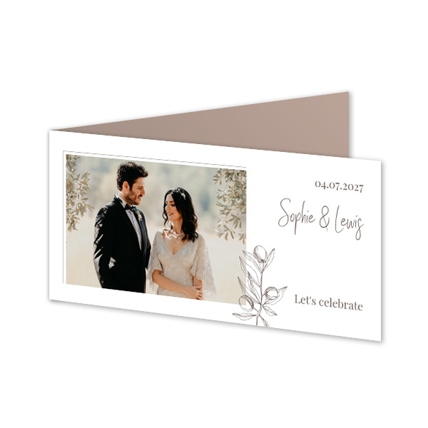Folded Card Panoramic Landscape 19,6 x 9,3 cm Folded Card Panoramic Landscape 19,6 x 9,3 cm
