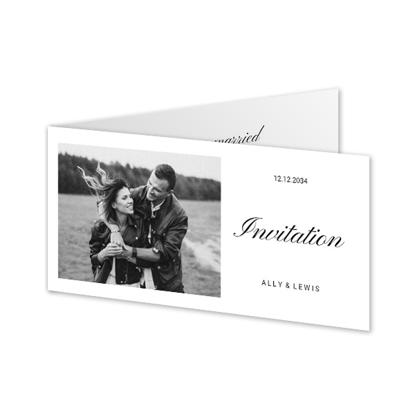 Folded Card Panoramic Landscape 19,6 x 9,3 cm