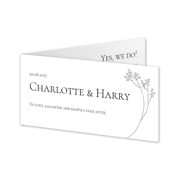 Folded Card Panoramic Landscape 19,6 x 9,3 cm Folded Card Panoramic Landscape 19,6 x 9,3 cm