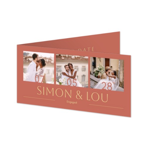 Gevouwen Kaart Panorama liggend 19,6 x 9,3 cm Gevouwen Kaart Panorama liggend 19,6 x 9,3 cm