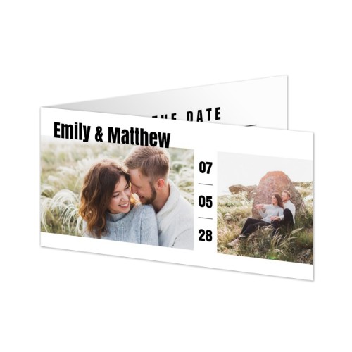 Foldede Fotokort Pano Landskab 19,6 x 9,3 cm