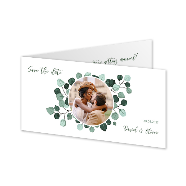 Foldede Fotokort Pano Landskab 19,6 x 9,3 cm