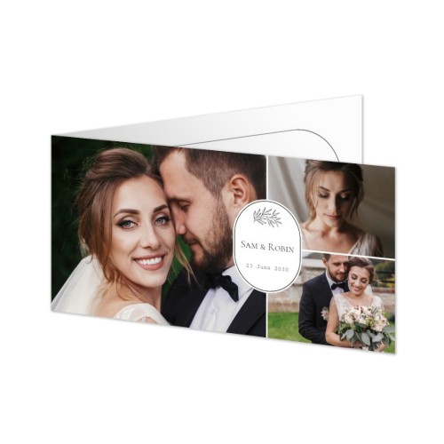 Doble Fotokort Pano Liggende 19,6 x 9,3 cm