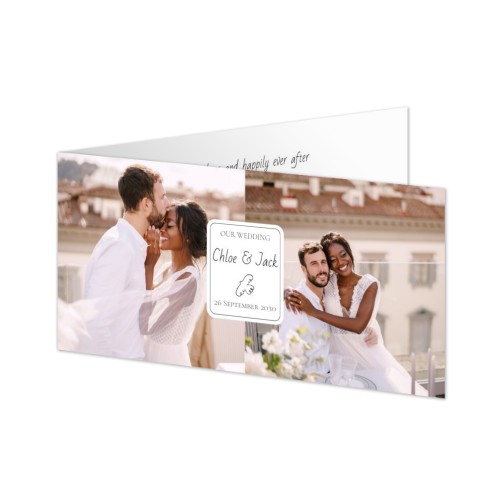 Folded Card Panoramic Landscape 19,6 x 9,3 cm Folded Card Panoramic Landscape 19,6 x 9,3 cm