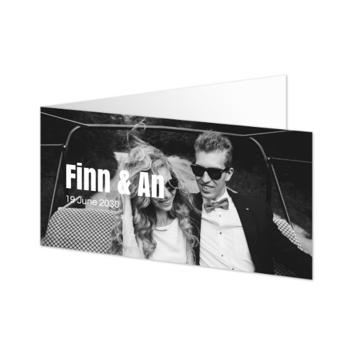 Foldede Fotokort Pano Landskab 19,6 x 9,3 cm