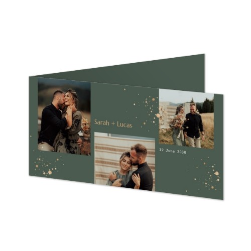 Faire-part 2 volets Pano paysage 19,6 x 9,3 cm Faire-part 2 volets Pano paysage 19,6 x 9,3 cm