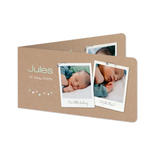 Folded Card Panoramic landscape rounded corners 19,6 x 9,3 cm Folded Card Panoramic landscape rounded corners 19,6 x 9,3 cm