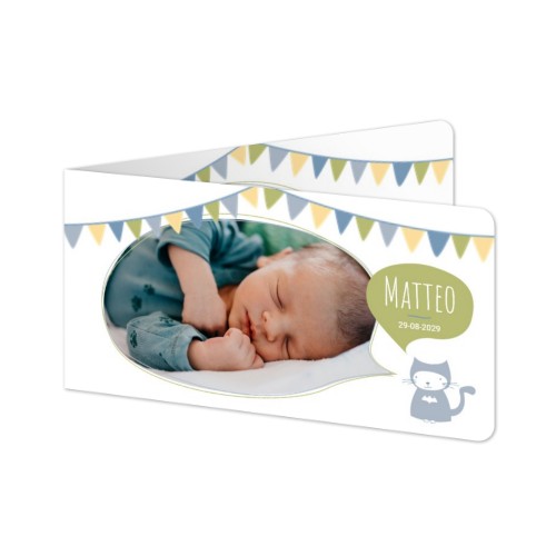 Taitekortit Pano Vaaka pyöristetyillä kulmilla 19,6 x 9,3 cm