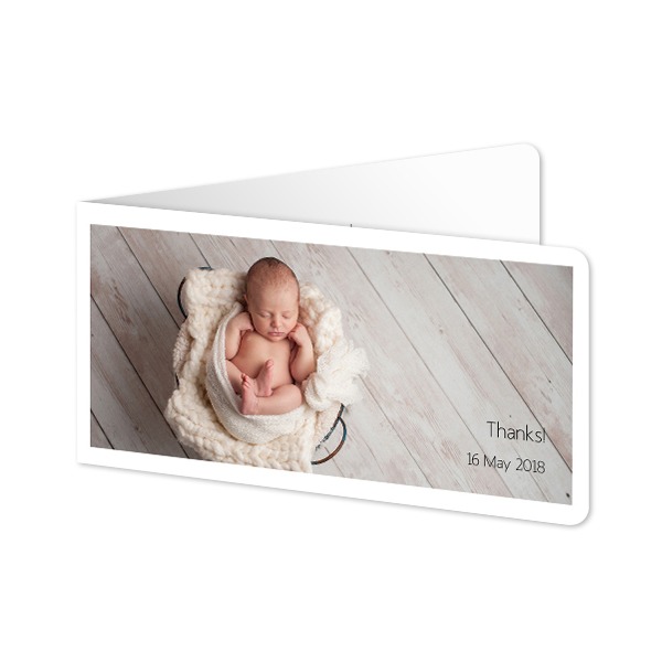 Folded Card Panoramic landscape rounded corners 19,6 x 9,3 cm Folded Card Panoramic landscape rounded corners 19,6 x 9,3 cm