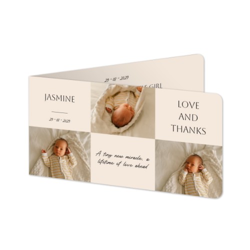 Folded Card Panoramic landscape rounded corners 19,6 x 9,3 cm Folded Card Panoramic landscape rounded corners 19,6 x 9,3 cm