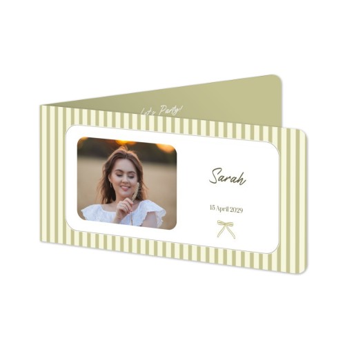 Falt-Grusskarte Pano Querformat mit abgerundeten Ecken 19,6 x 9,3 cm