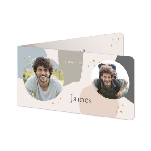 Folded Card Panoramic landscape rounded corners 19,6 x 9,3 cm Folded Card Panoramic landscape rounded corners 19,6 x 9,3 cm