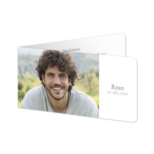 Falt-Grusskarte Pano Querformat mit abgerundeten Ecken 19,6 x 9,3 cm