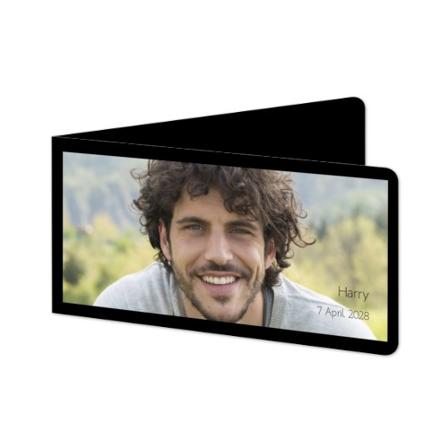 Folded Card Panoramic landscape rounded corners 19,6 x 9,3 cm Folded Card Panoramic landscape rounded corners 19,6 x 9,3 cm