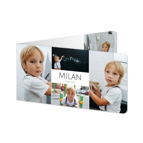 Taitekortit Pano Vaaka pyöristetyillä kulmilla 19,6 x 9,3 cm