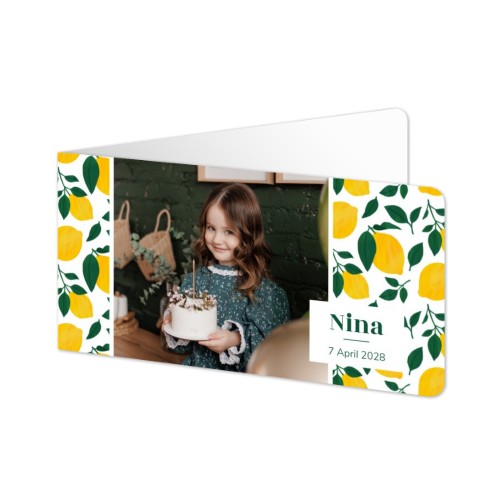 Folded Card Panoramic landscape rounded corners 19,6 x 9,3 cm Folded Card Panoramic landscape rounded corners 19,6 x 9,3 cm