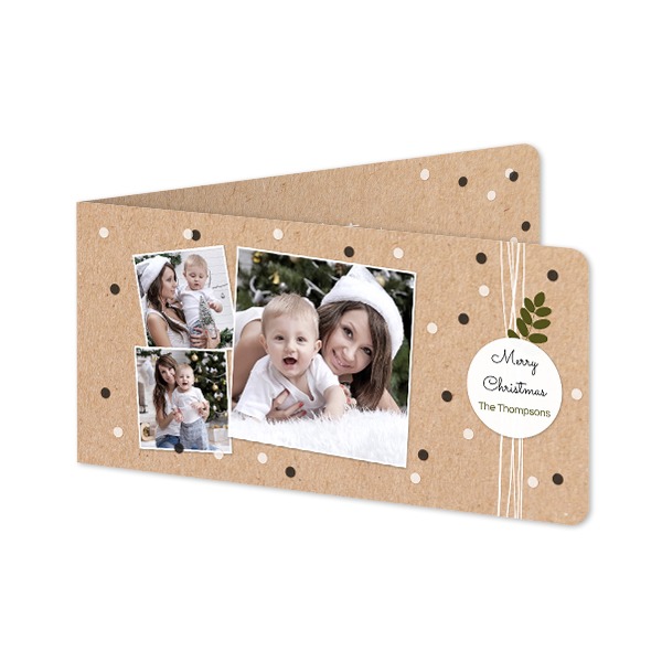 Folded Card Panoramic landscape rounded corners 19,6 x 9,3 cm Folded Card Panoramic landscape rounded corners 19,6 x 9,3 cm