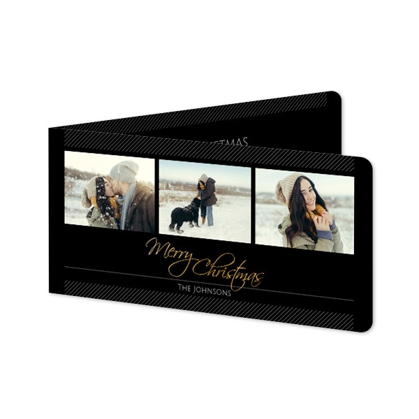 Doble Fotokort Pano liggende runde hjørner 19,6 x 9,3 cm