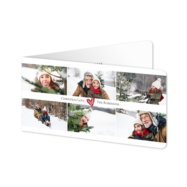 Folded Card Panoramic landscape rounded corners 19,6 x 9,3 cm Folded Card Panoramic landscape rounded corners 19,6 x 9,3 cm
