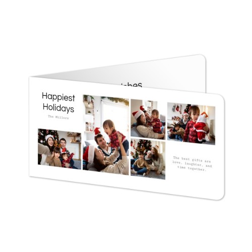 Folded Card Panoramic landscape rounded corners 19,6 x 9,3 cm