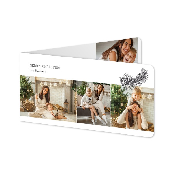 Taitekortit Pano Vaaka pyöristetyillä kulmilla 19,6 x 9,3 cm