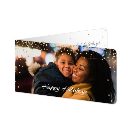 Folded Card Panoramic landscape rounded corners 19,6 x 9,3 cm