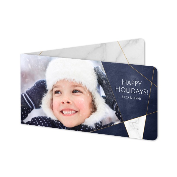 Folded Card Panoramic landscape rounded corners 19,6 x 9,3 cm Folded Card Panoramic landscape rounded corners 19,6 x 9,3 cm