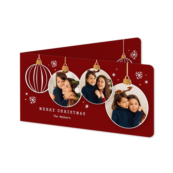 Folded Card Panoramic landscape rounded corners 19,6 x 9,3 cm Folded Card Panoramic landscape rounded corners 19,6 x 9,3 cm