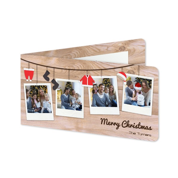 Vikta Fotokort Pano Liggande rundade hörn 19,6 x 9,3 cm