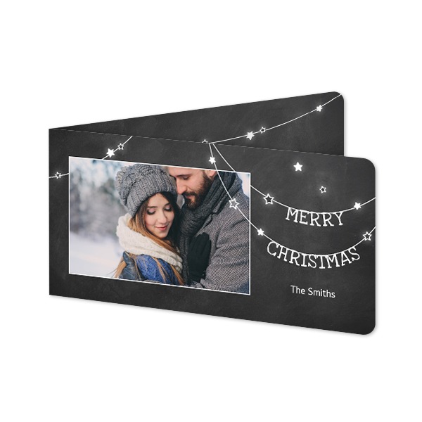 Falt-Grusskarte Pano Querformat mit abgerundeten Ecken 19,6 x 9,3 cm