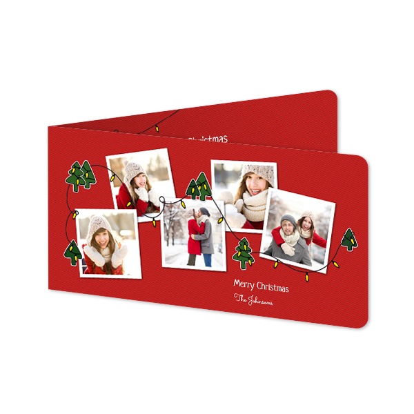 Vikta Fotokort Pano Liggande rundade hörn 19,6 x 9,3 cm