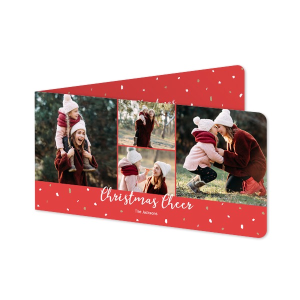 Doble Fotokort Pano liggende runde hjørner 19,6 x 9,3 cm