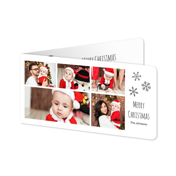 Folded Card Panoramic landscape rounded corners 19,6 x 9,3 cm Folded Card Panoramic landscape rounded corners 19,6 x 9,3 cm