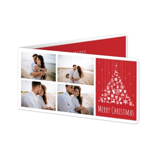 Taitekortit Pano Vaaka pyöristetyillä kulmilla 19,6 x 9,3 cm