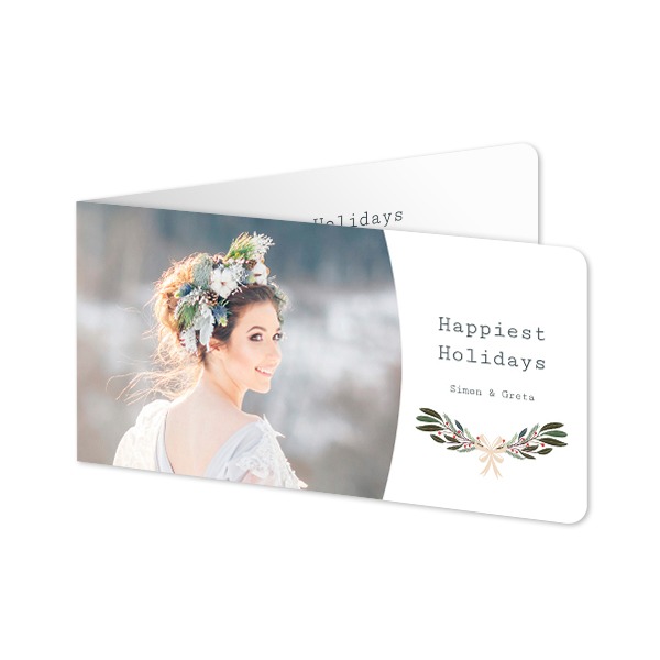 Taitekortit Pano Vaaka pyöristetyillä kulmilla 19,6 x 9,3 cm