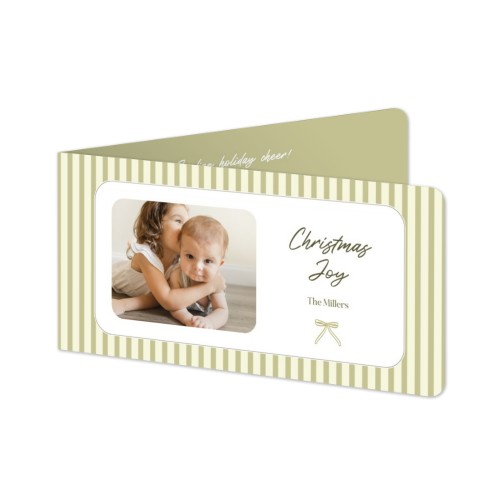 Folded Card Panoramic landscape rounded corners 19,6 x 9,3 cm