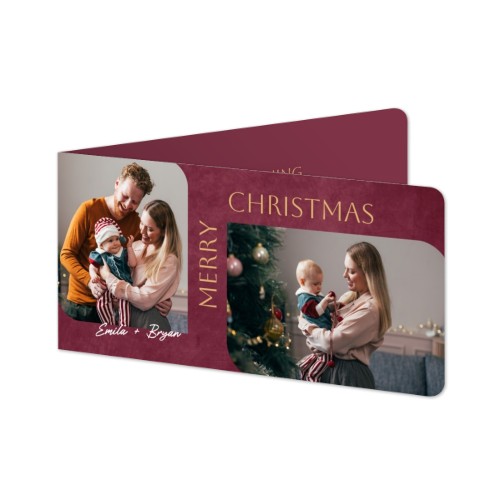 Foldede Fotokort Pano liggende runde hjørner 19,6 x 9,3 cm Foldede Fotokort Pano liggende runde hjørner 19,6 x 9,3 cm