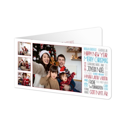 Doble Fotokort Pano liggende runde hjørner 19,6 x 9,3 cm